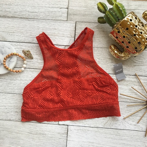 aerie Other - NWT Aerie burnt orange burnout bralette